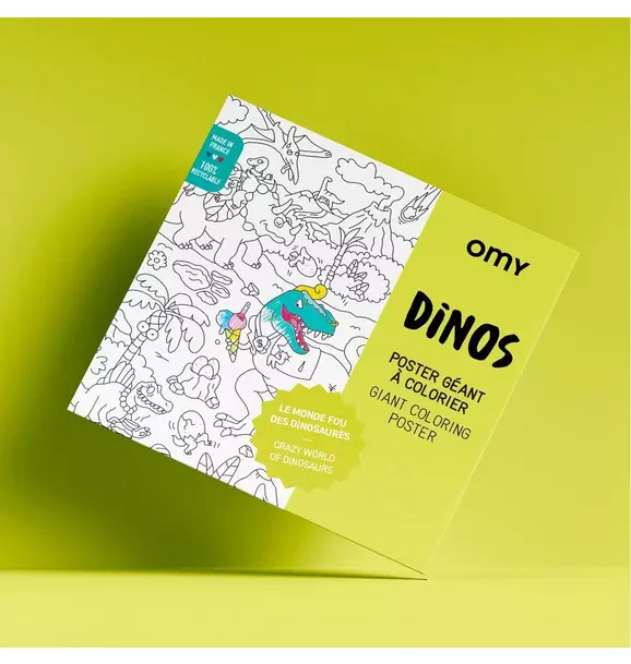 Giant Coloring Poster Dino