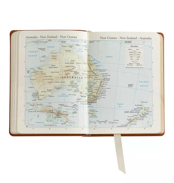 Leather The Traveler's Atlas