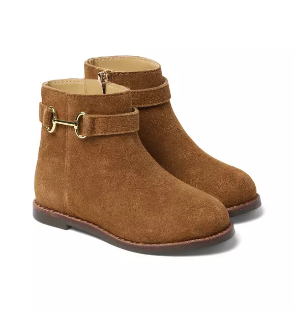 Suede Bridle Bit Bootie