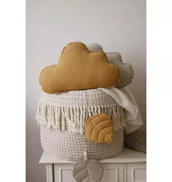Linen “Mango” Cloud Pillow