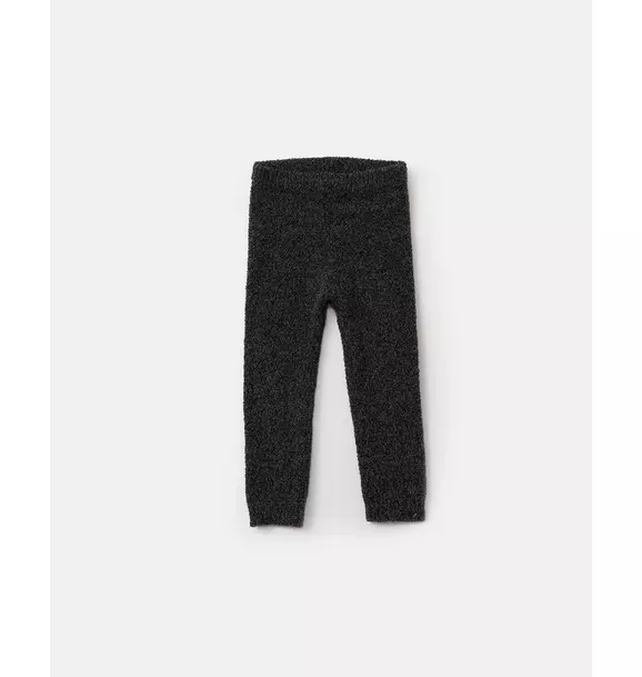 Leggings Fuzzy - Black Melange