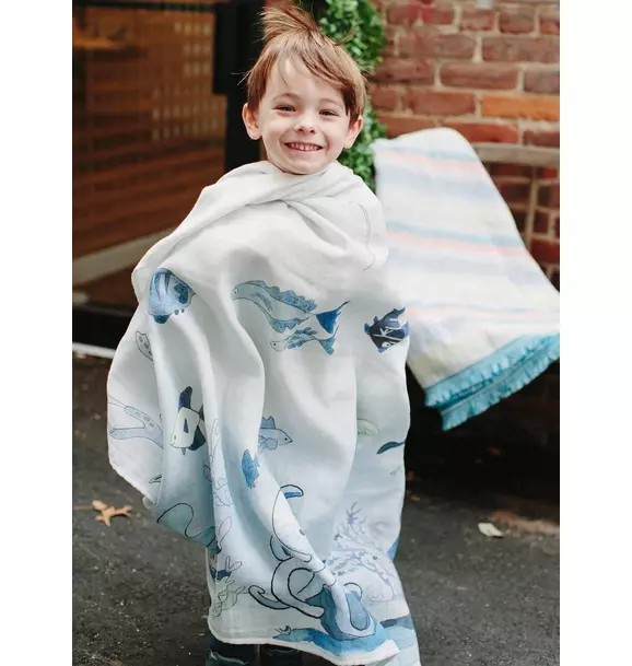 Under the Sea Shawl Blanket