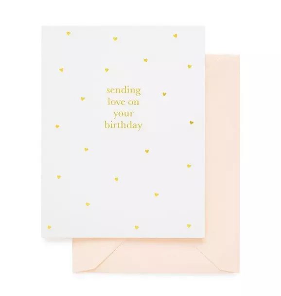 Sending Love On Your Birthday Greeting Card