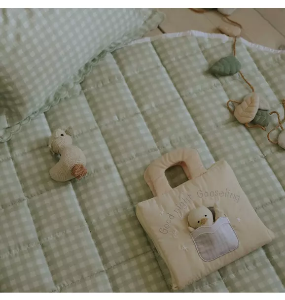 Picnic Gingham Playmat- Green