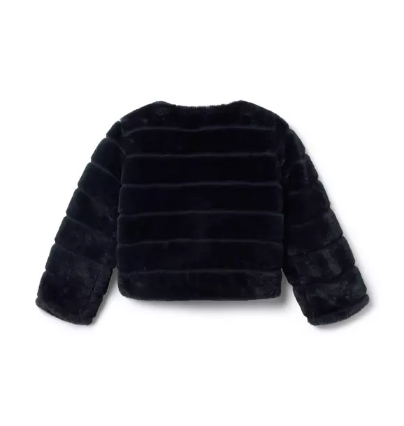 Channel Faux Fur Jacket