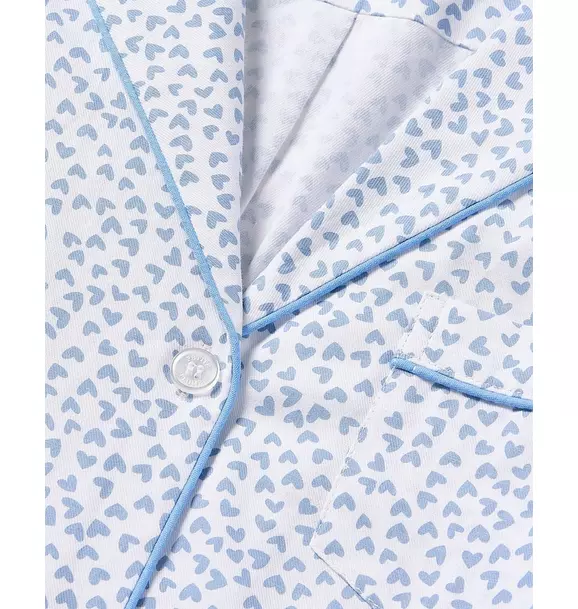 Children's Short Set in Bluehearts