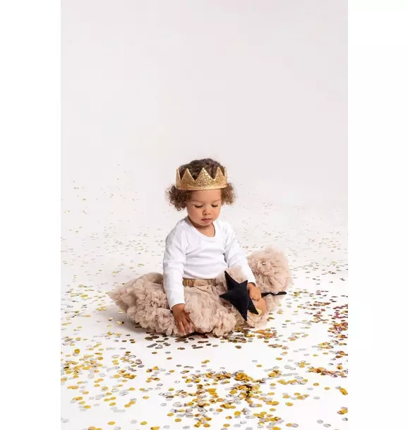 “Gold Sequins” Fairy-tale Crown