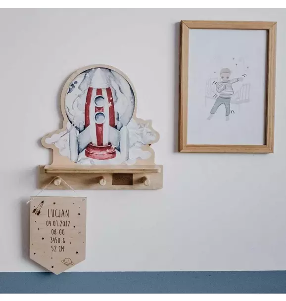 Rocketship Mini Shelf