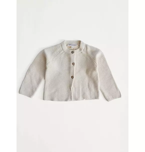 Ivory Knit Cardigan
