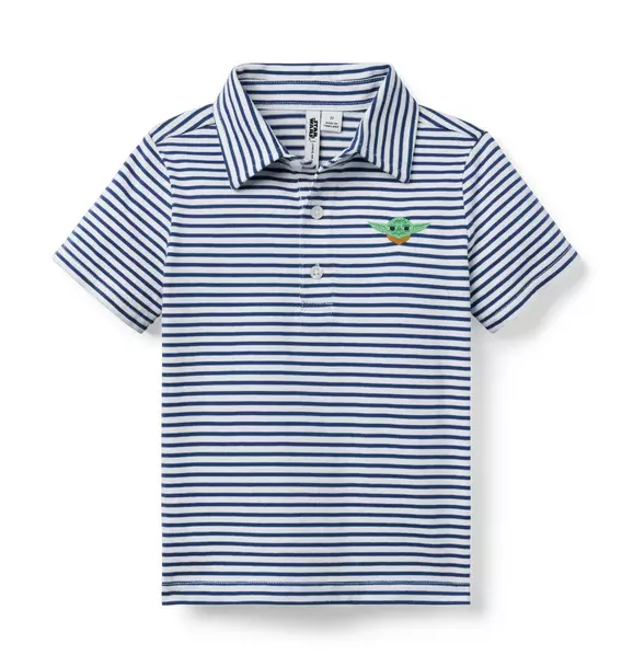 STAR WARS Striped Yoda Polo