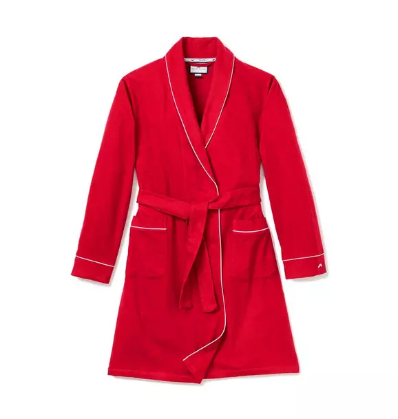 Women's Robe in Red Flannel