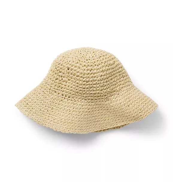 Straw Bucket Hat