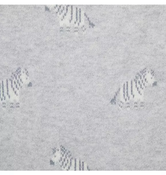 Baby Zebra Knit Romper