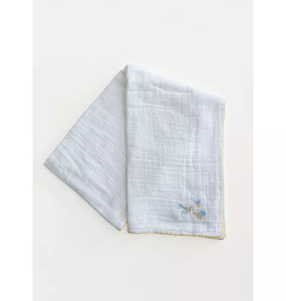 Bumblebee Embroidered Shawl Blanket