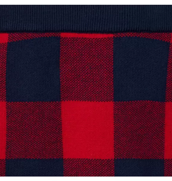 Plaid Sweater Skirt
