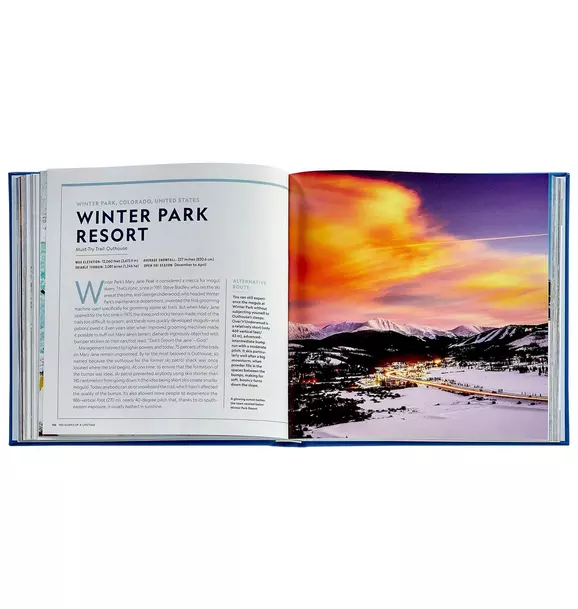 100 Slopes of a Lifetime: The World's Ultimate Ski and Snowboard Destinations Leather Bound Edition