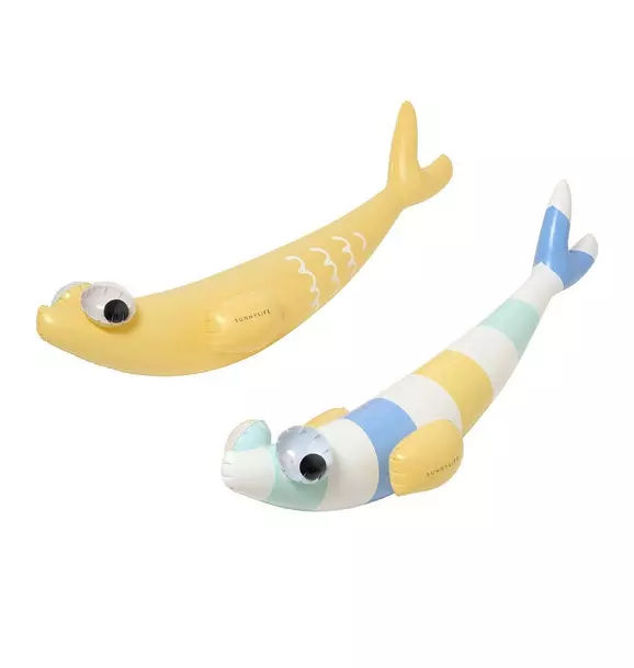 Inflatable Pool Noodle: Finn the Fish (Set of 2)
