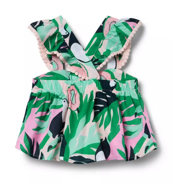 Toucan Flutter Sleeve Top