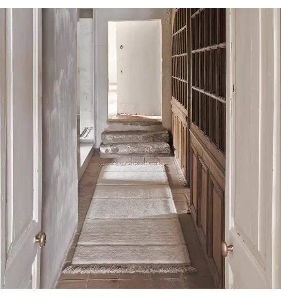 Woolable rug Steppe - Sheep White