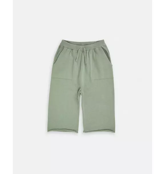 Cotton Relaxed Pants - Sage