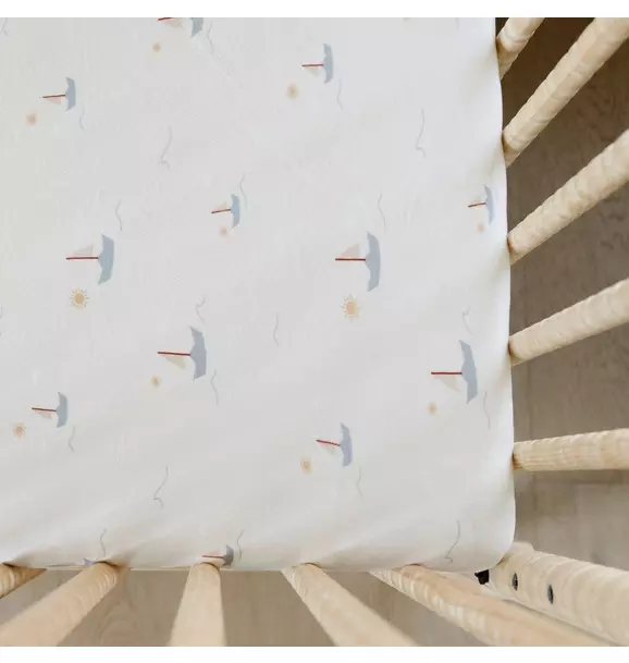 Sail Boat Crib Sheet