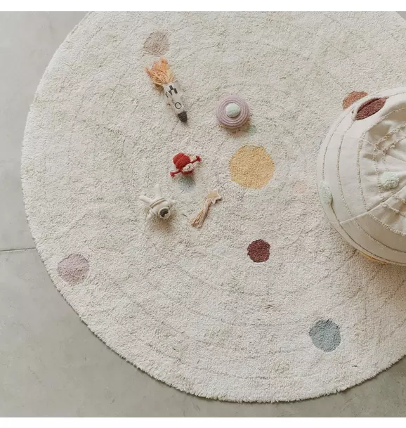 Washable Play Rug Solar System
