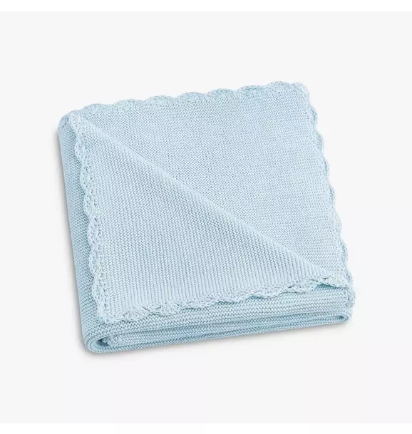 Knit Blanket - Blue