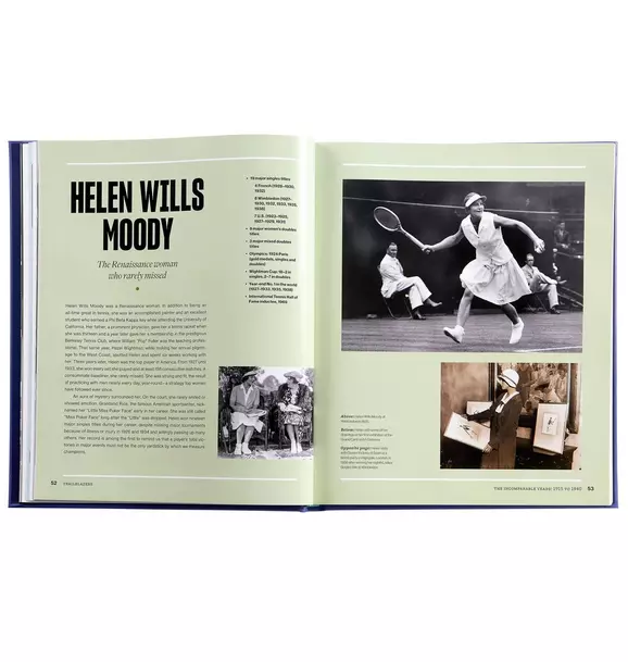 Trailblazers: The Unmatched Story of Women's Tennis  LEATHER EDITION