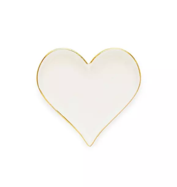 Trinket Tray, Bordered Heart