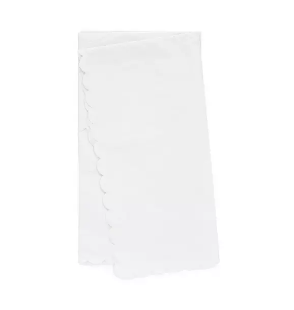 White Scallop Tissue Paper