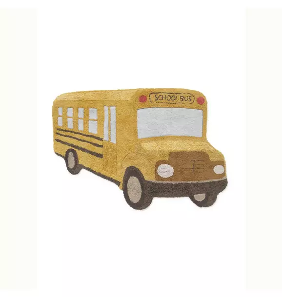 Washable Rug School Bus