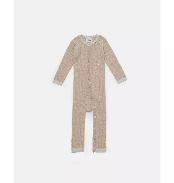 Long Sleeve Jumpsuit - Hug Me - Oat