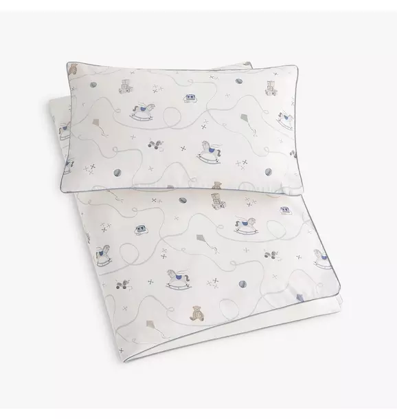 Little Toy Chest Toddler Duvet Set - Ivory