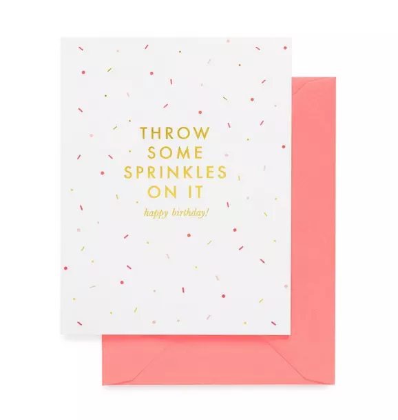 Throw Some Sprinkles On It Greeting Card