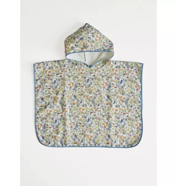 Foxy Forest Swim Poncho