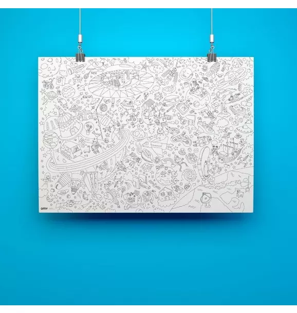 Giant Coloring Poster Cosmos