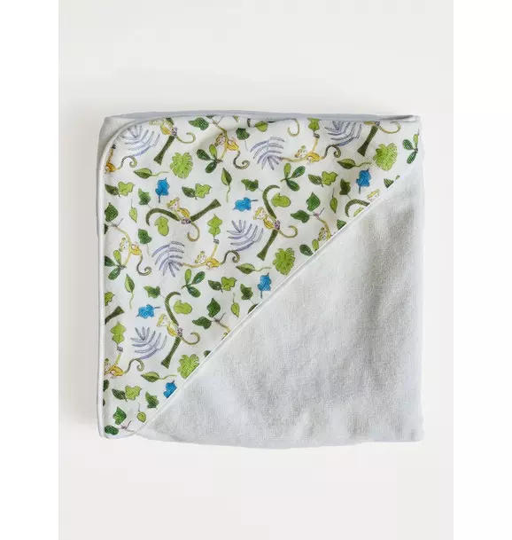 Happy Monkey Hooded Bath Towel