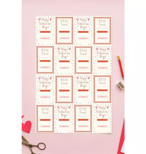 Animal Menagerie - Class Set of 32 Valentine's