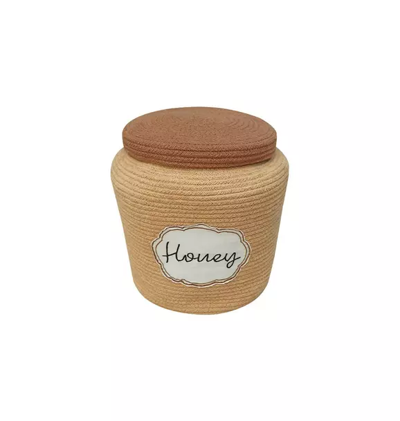 Basket Honey Pot