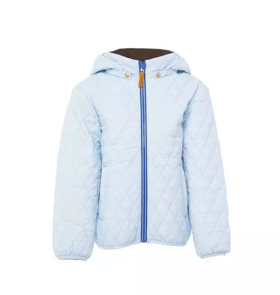 Women's - Cloud Blue Quilted Puffer Coat