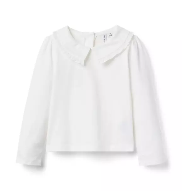 Ruffle Collar Top