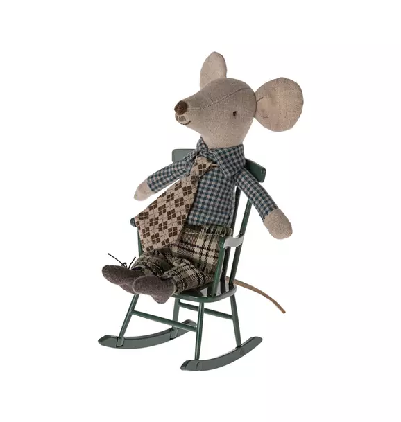 Rocking Chair, Mouse - Dark Green
