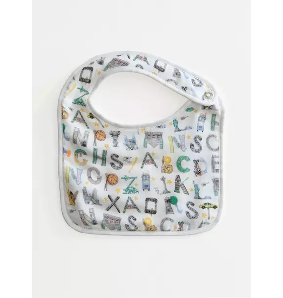 NYC Alphabet Soup Bib