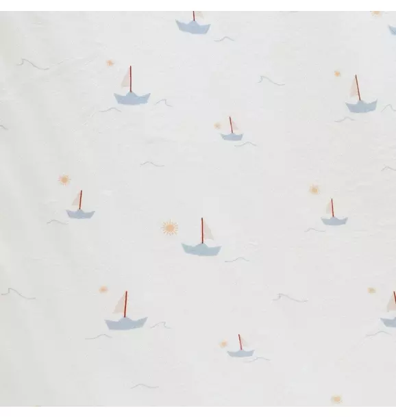 Sail Boat Crib Sheet