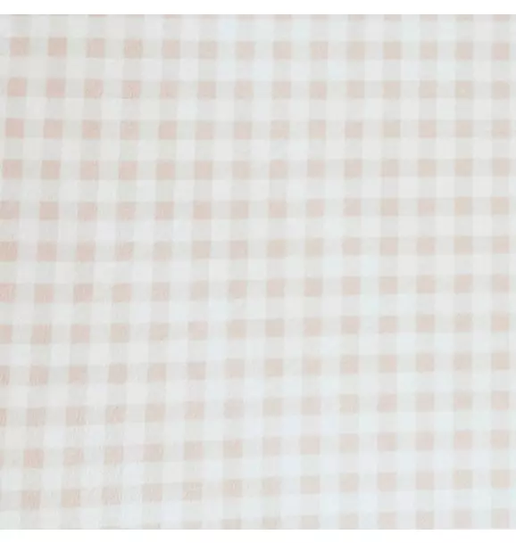 Gingham Crib Sheet