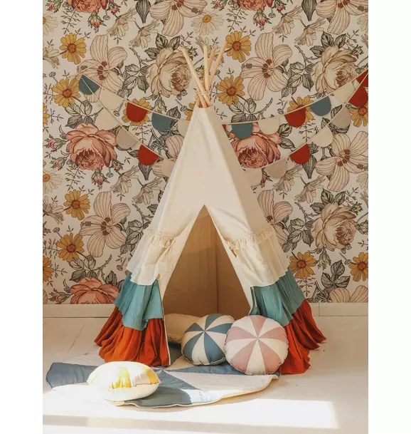 “Circus” Teepee Tent with Frills