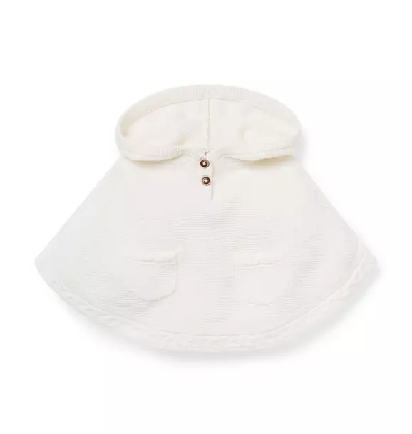 Baby Hooded Sweater Cape