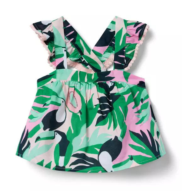 Toucan Flutter Sleeve Top
