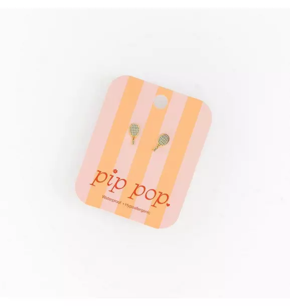 Tennis Racquet Stud Earring