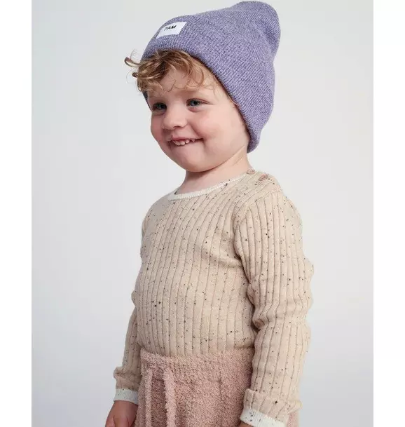 Beanie - Heather - Purple